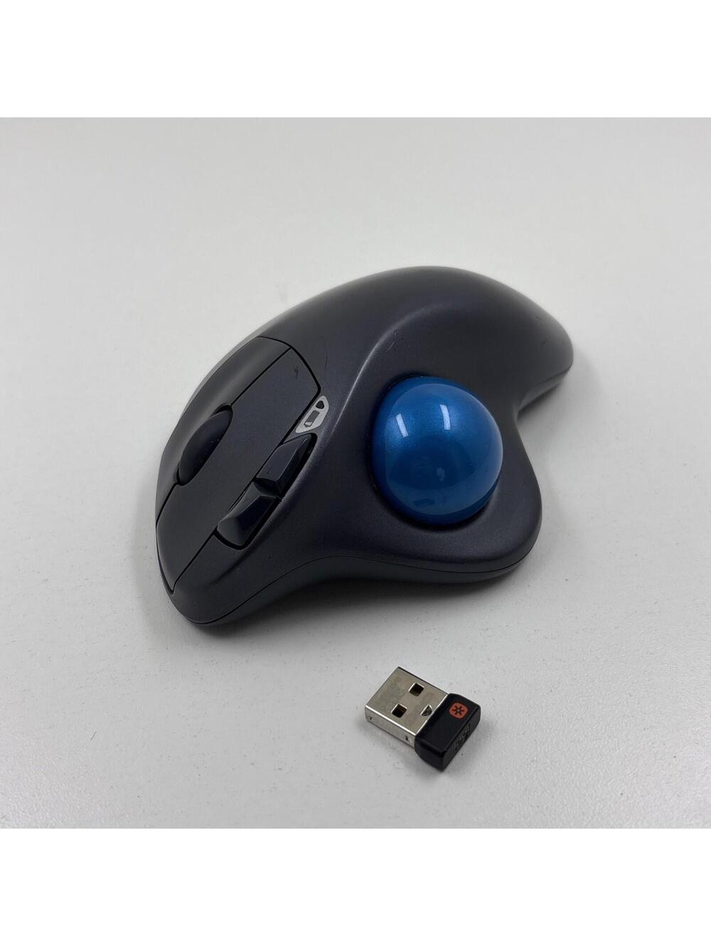 Logitech M570 Wireless Trackball Mouse W/ USB Receiver Dongle TESTED